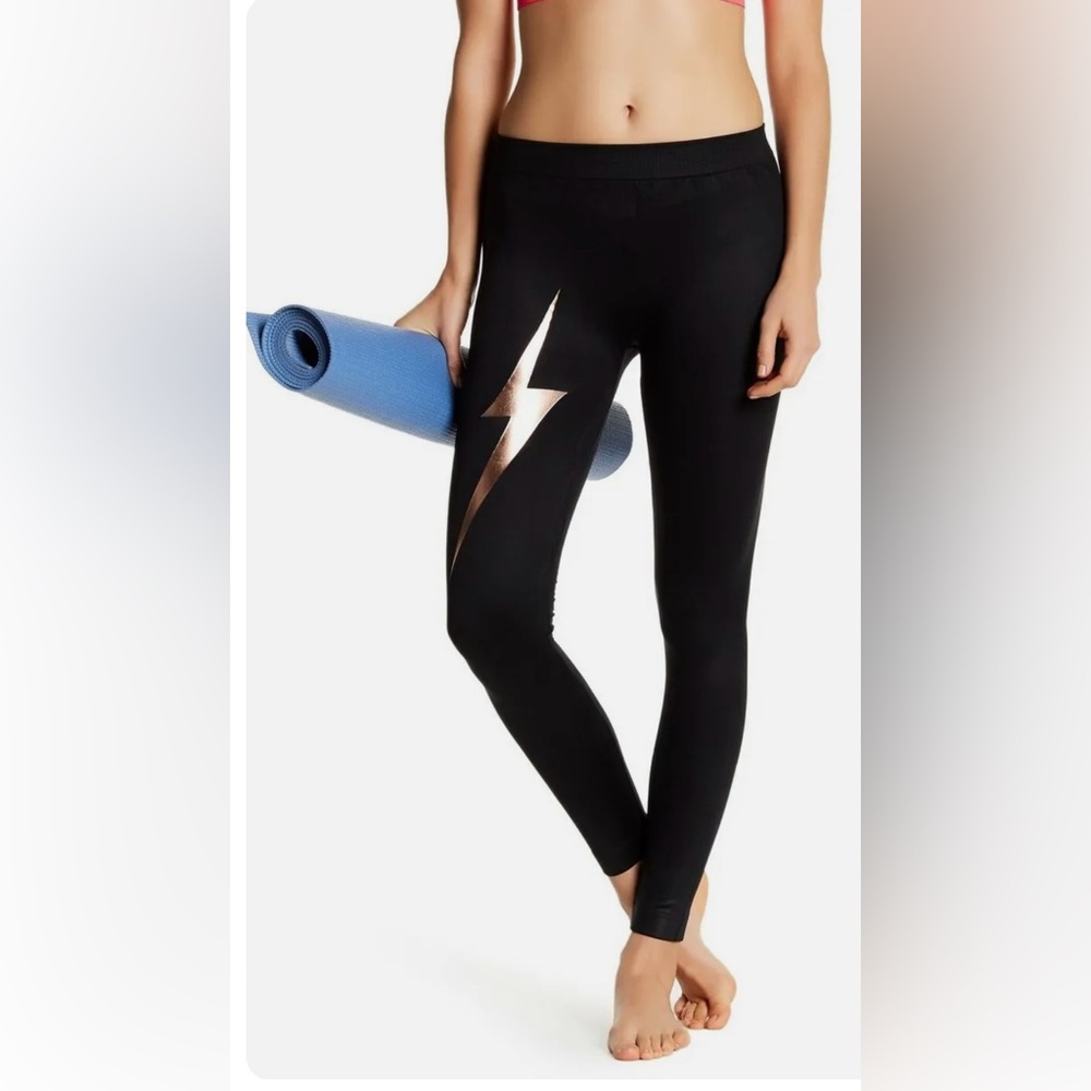 Electric Yoga - Rose Gold Bolt Leggings